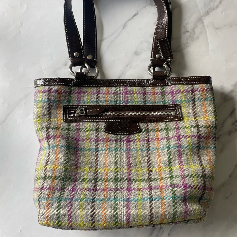 Coach Brown Tote Bag with Classic Design